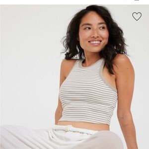 Offline by Aerie - Navy Striped built in support XL